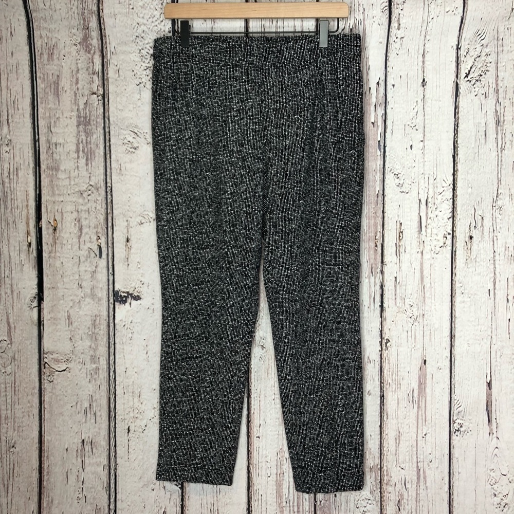 Katherine Barclay Montreal Patterned Trouser Pants Slacks Medium‎ Black White